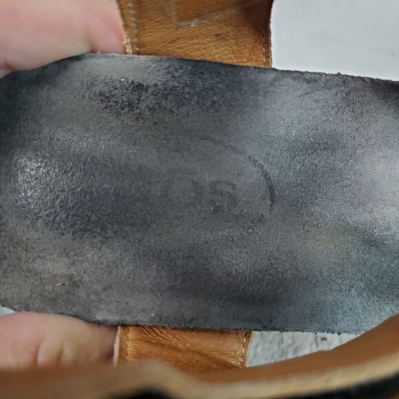 Taos Footwear Shoes Womens EU 36 US 5-5.5 Silver Leather Carousel Sandals *Read* - Picture 9 of 11